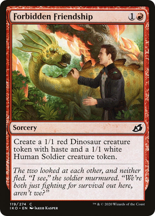 Image for Forbidden Friendship (119) (Ikoria: Lair of Behemoths) - Magic: The Gathering