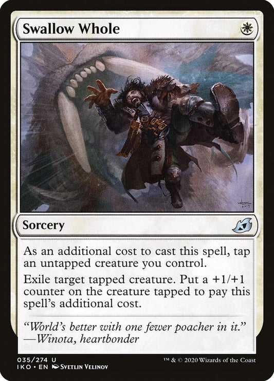 Image for Swallow Whole (35) (Ikoria: Lair of Behemoths) - Magic: The Gathering