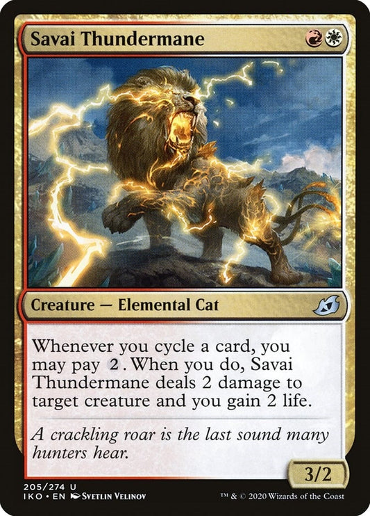 Image for Savai Thundermane (205) (Ikoria: Lair of Behemoths) - Magic: The Gathering