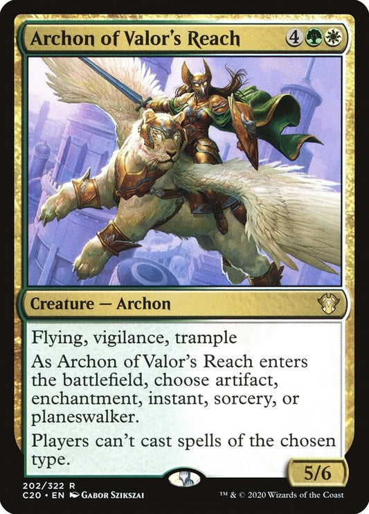 Image for Archon of Valor's Reach (202) (Commander 2020) - Magic: The Gathering