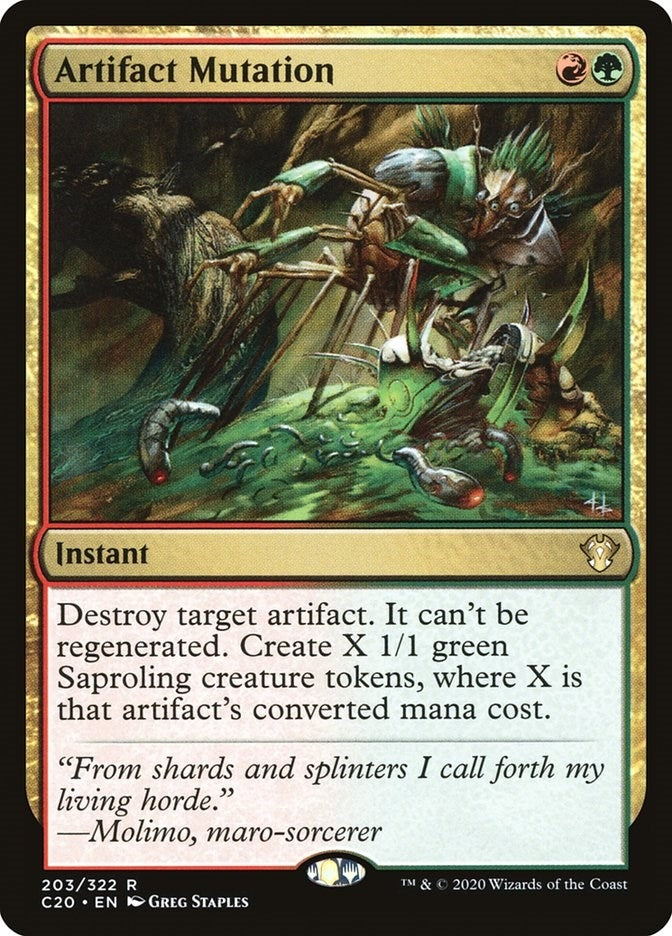 Image for Artifact Mutation (203) (Commander 2020) - Magic: The Gathering