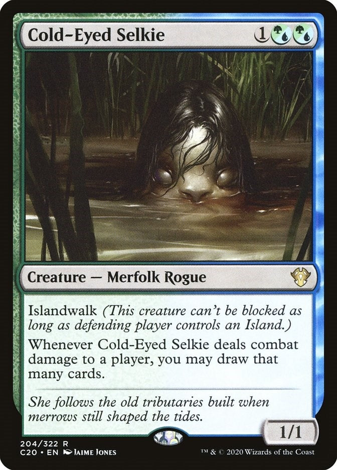 Image for Cold-Eyed Selkie (204) (Commander 2020) - Magic: The Gathering
