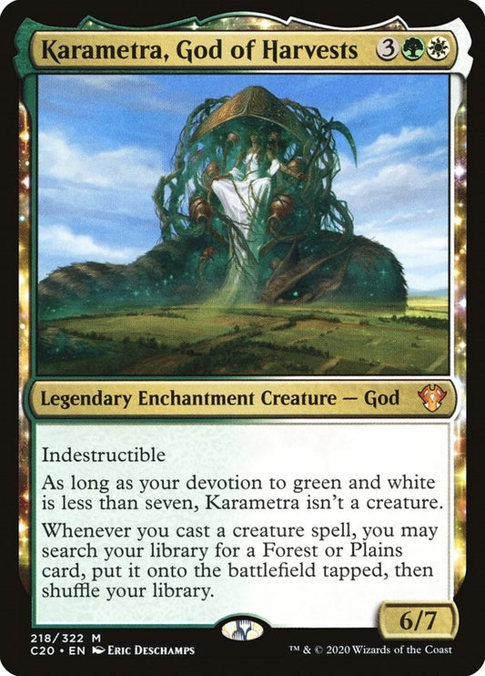 Image for Karametra, God of Harvests (218) (Commander 2020) - Magic: The Gathering