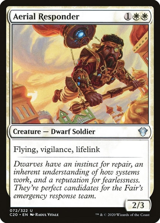 Image for Aerial Responder (72) (Commander 2020) - Magic: The Gathering