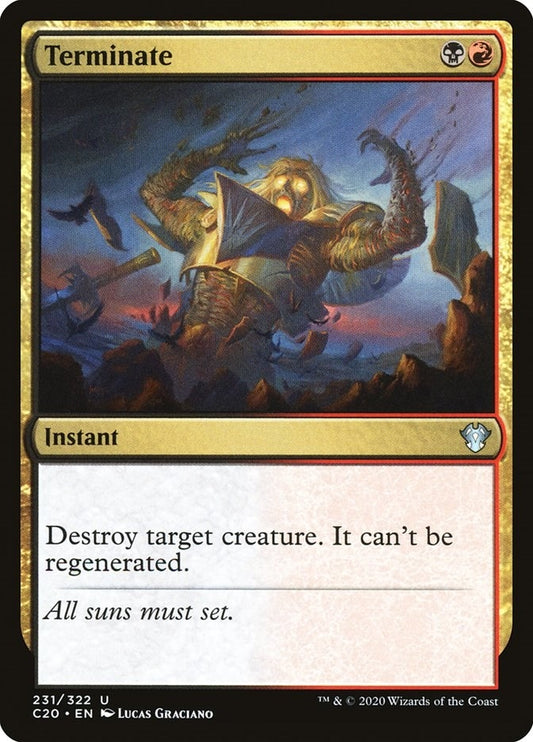 Image for Terminate (231) (Commander 2020) - Magic: The Gathering