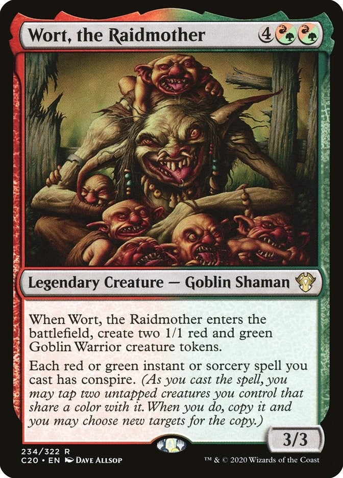 Image for Wort, the Raidmother (234) (Commander 2020) - Magic: The Gathering
