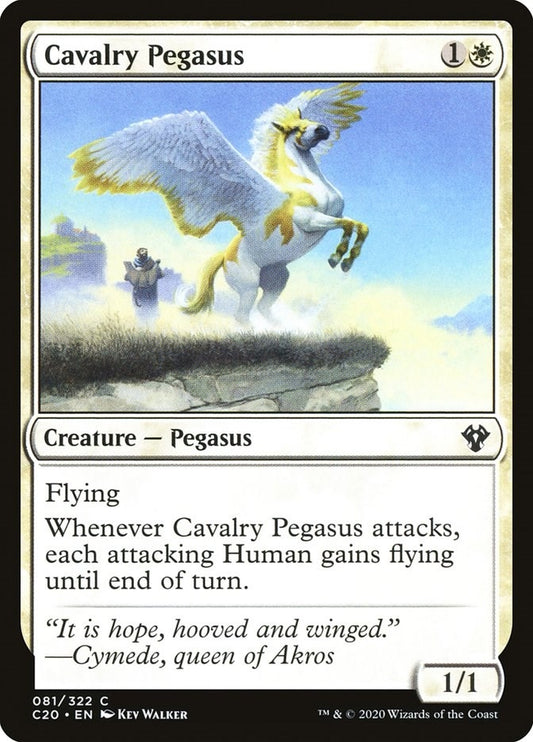 Image for Cavalry Pegasus (81) (Commander 2020) - Magic: The Gathering