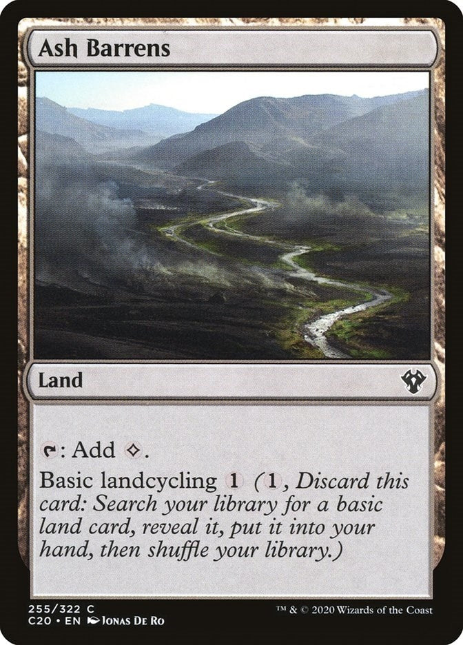 Image for Ash Barrens (255) (Commander 2020) - Magic: The Gathering