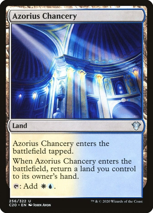 Image for Azorius Chancery (256) (Commander 2020) - Magic: The Gathering