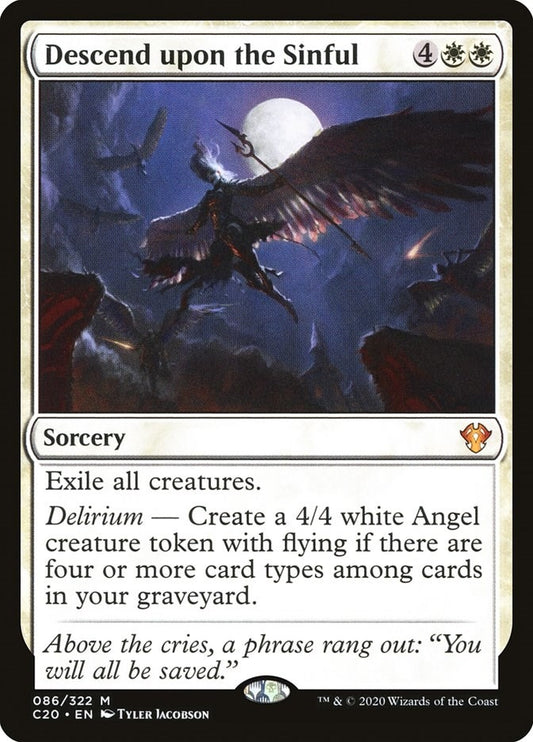 Image for Descend upon the Sinful (86) (Commander 2020) - Magic: The Gathering