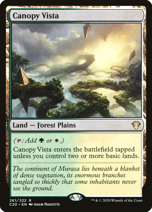 Image for Canopy Vista (261) (Commander 2020) - Magic: The Gathering