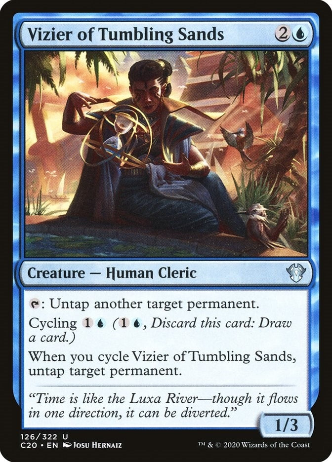 Image for Vizier of Tumbling Sands (126) (Commander 2020) - Magic: The Gathering