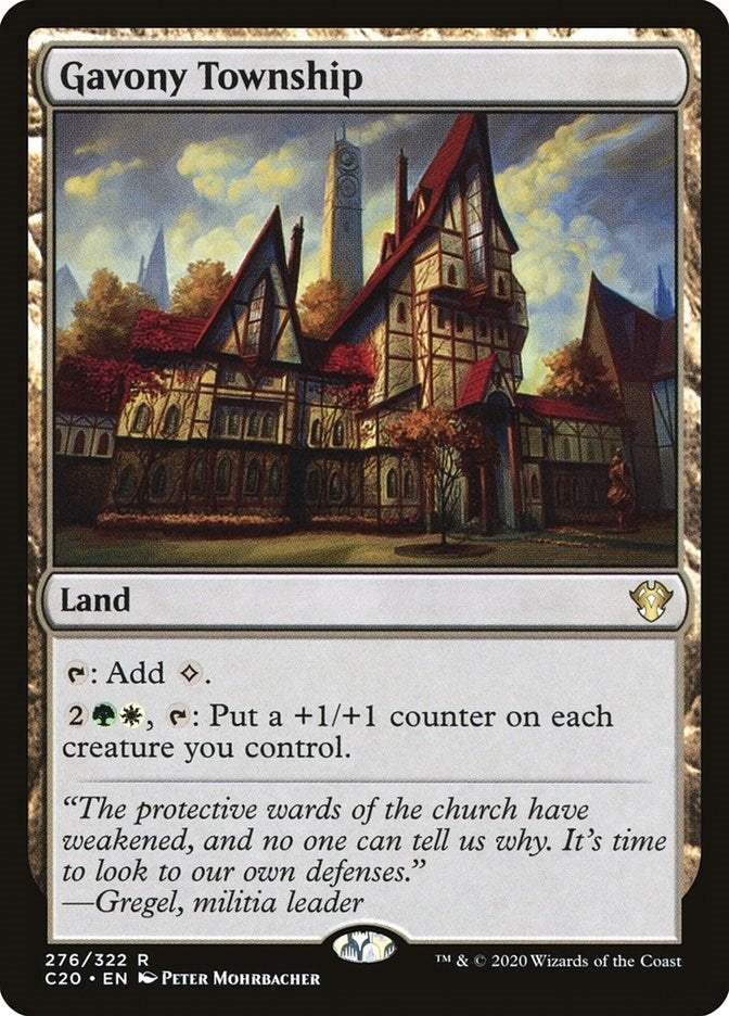 Image for Gavony Township (276) (Commander 2020) - Magic: The Gathering
