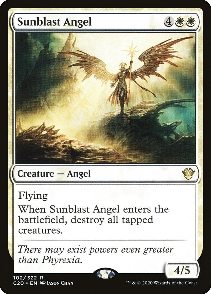 Image for Sunblast Angel (102) (Commander 2020) - Magic: The Gathering