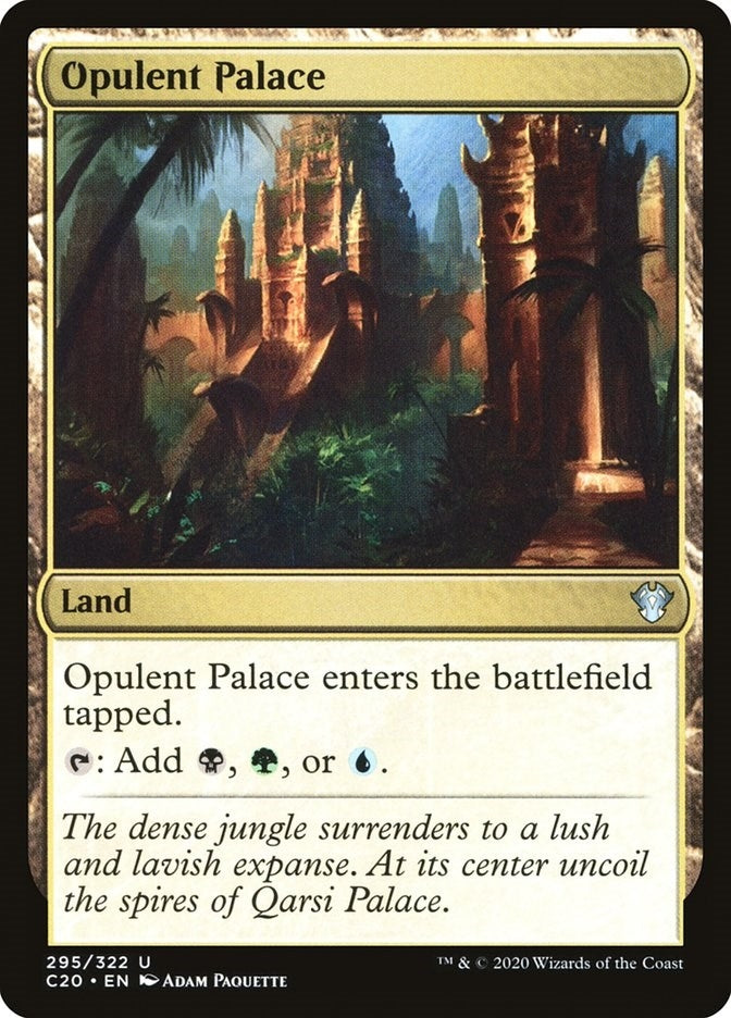 Image for Opulent Palace (295) (Commander 2020) - Magic: The Gathering