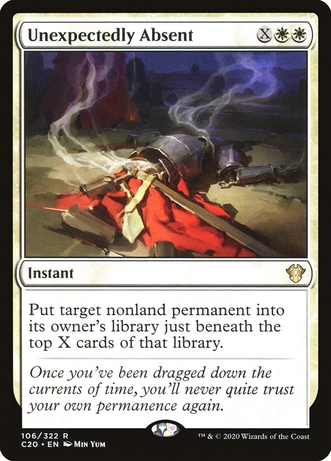 Image for Unexpectedly Absent (106) (Commander 2020) - Magic: The Gathering