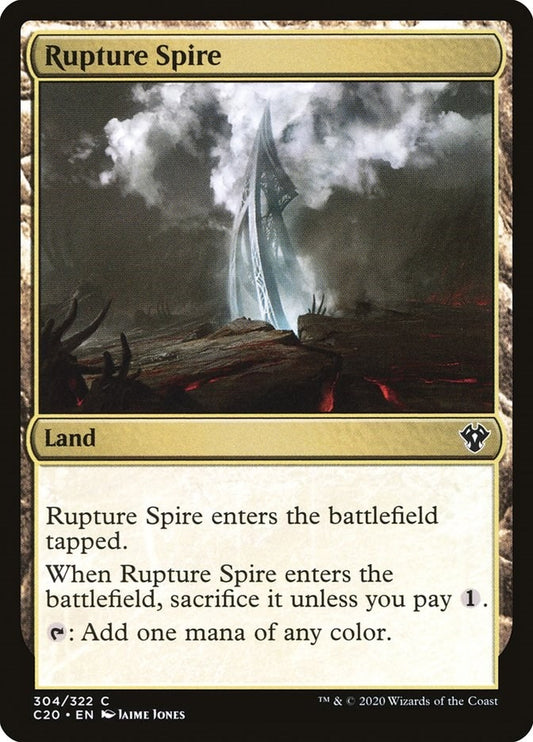 Image for Rupture Spire (304) (Commander 2020) - Magic: The Gathering