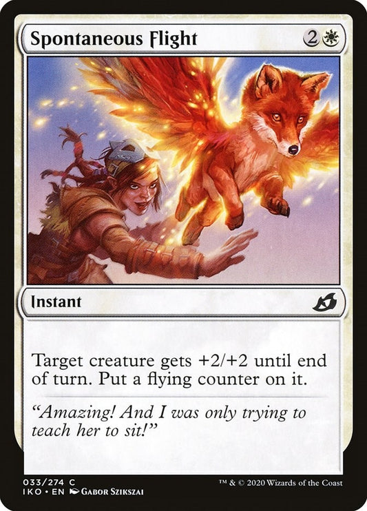 Image for Spontaneous Flight (33) (Ikoria: Lair of Behemoths) - Magic: The Gathering