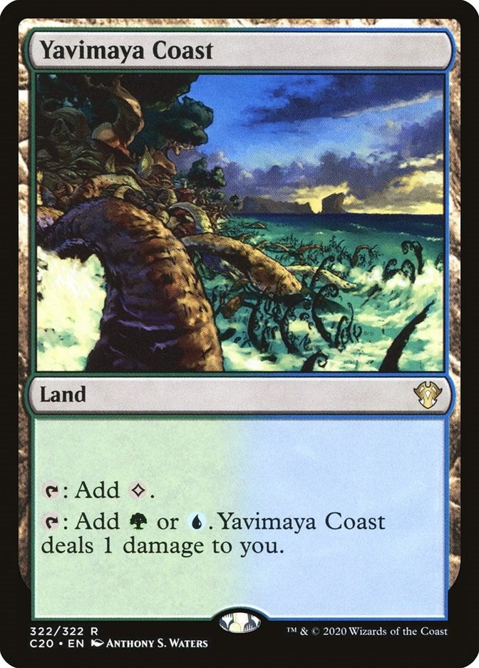 Image for Yavimaya Coast (322) (Commander 2020) - Magic: The Gathering