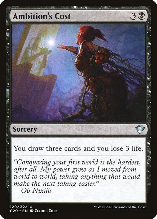 Image for Ambition's Cost (129) (Commander 2020) - Magic: The Gathering