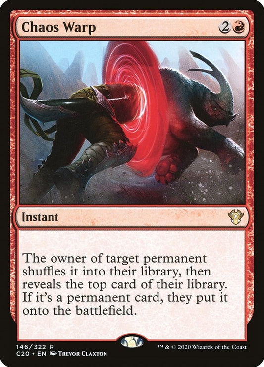 Image for Chaos Warp (146) (Commander 2020) - Magic: The Gathering
