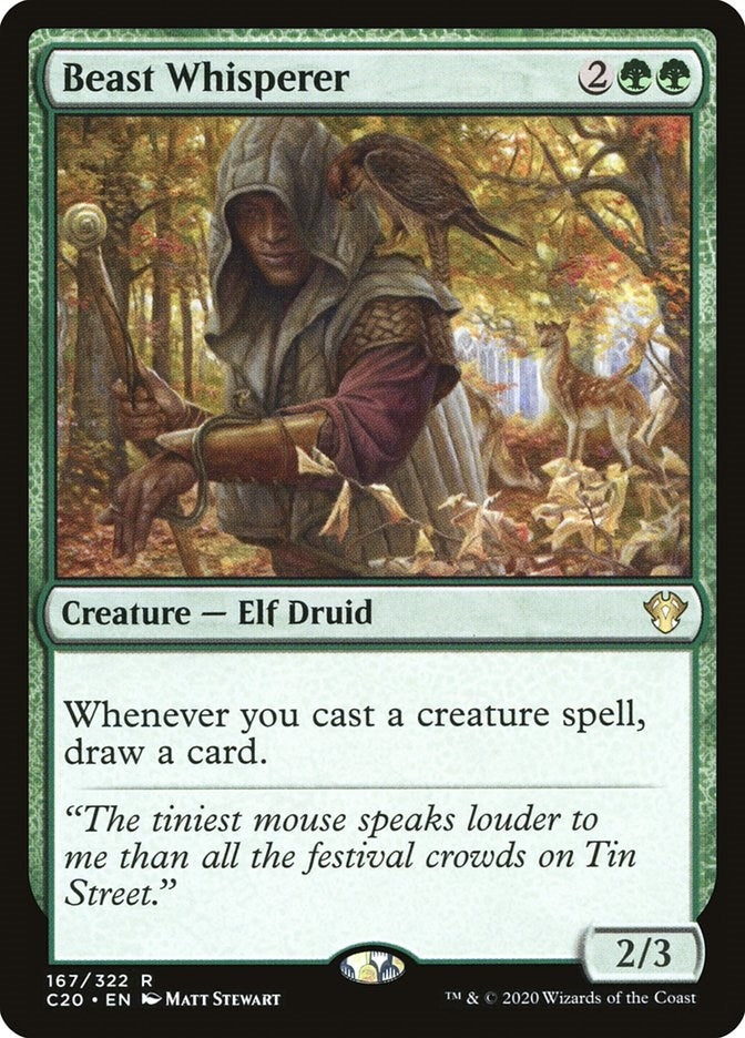 Image for Beast Whisperer (167) (Commander 2020) - Magic: The Gathering