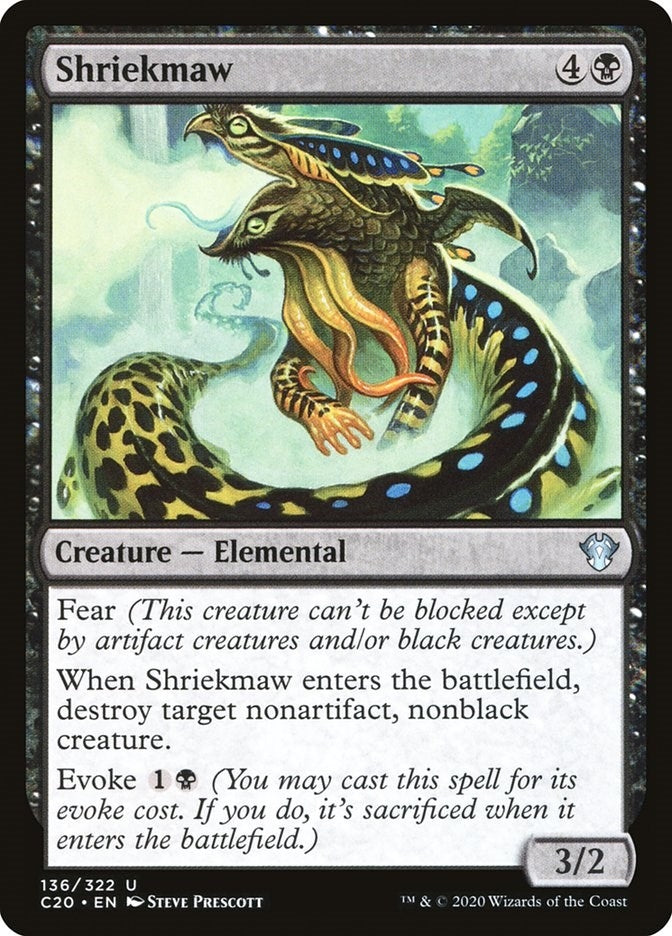 Image for Shriekmaw (136) (Commander 2020) - Magic: The Gathering