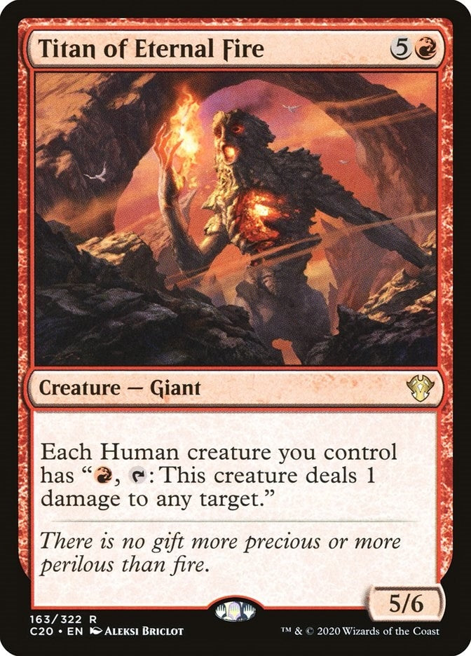 Image for Titan of Eternal Fire (163) (Commander 2020) - Magic: The Gathering