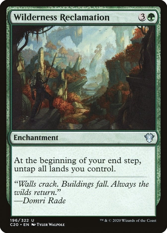 Image for Wilderness Reclamation (196) (Commander 2020) - Magic: The Gathering