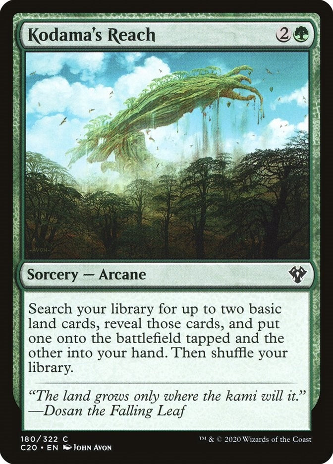 Image for Kodama's Reach (180) (Commander 2020) - Magic: The Gathering