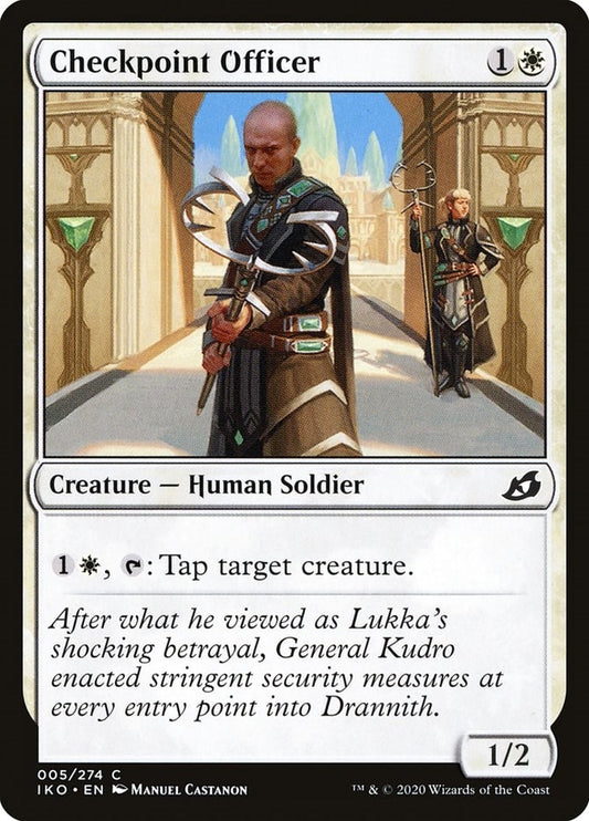 Image for Checkpoint Officer (5) (Ikoria: Lair of Behemoths) - Magic: The Gathering
