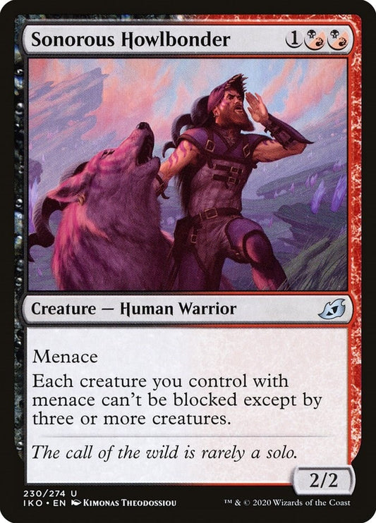 Image for Sonorous Howlbonder (230) (Ikoria: Lair of Behemoths) - Magic: The Gathering