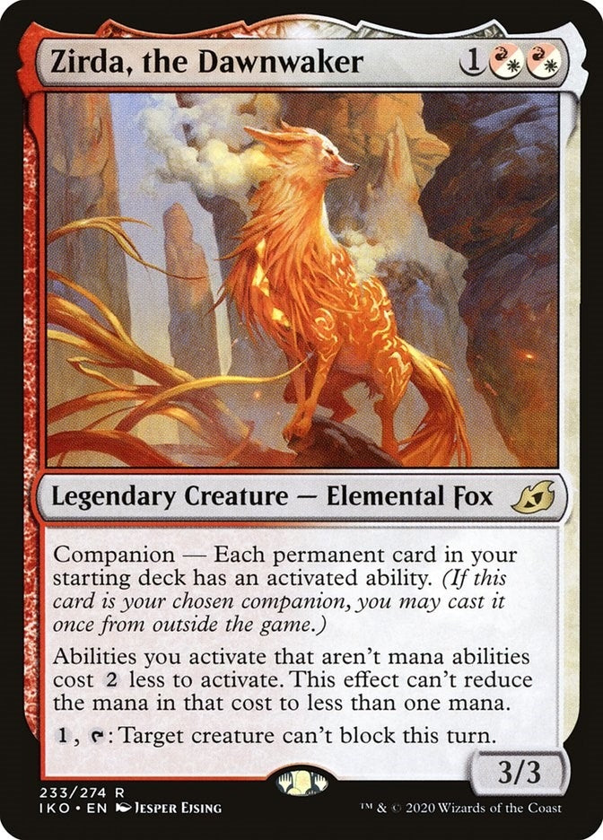 Image for Zirda, the Dawnwaker (233) (Ikoria: Lair of Behemoths) - Magic: The Gathering