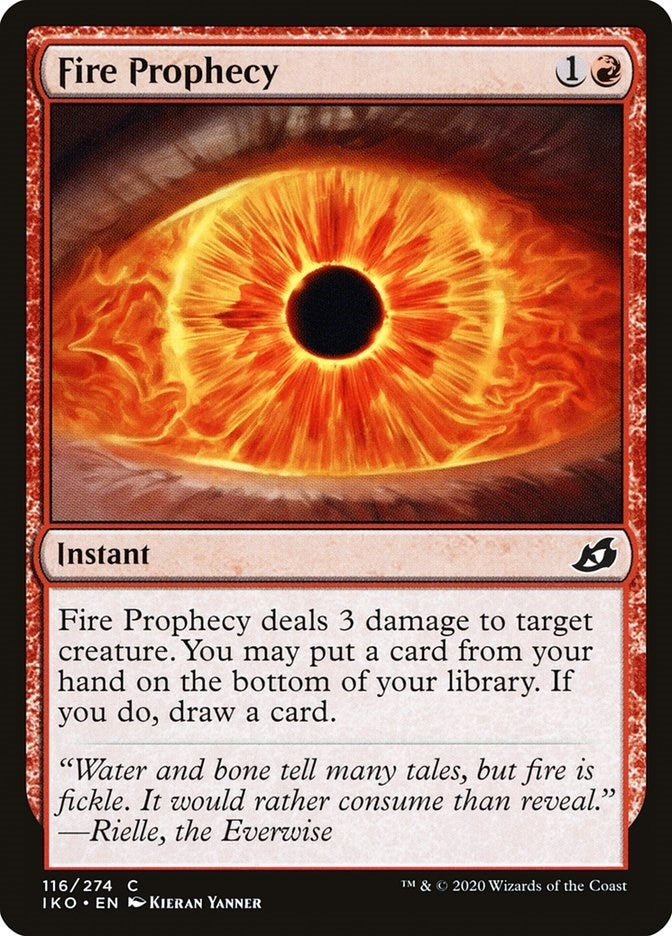 Image for Fire Prophecy (116) (Ikoria: Lair of Behemoths) - Magic: The Gathering