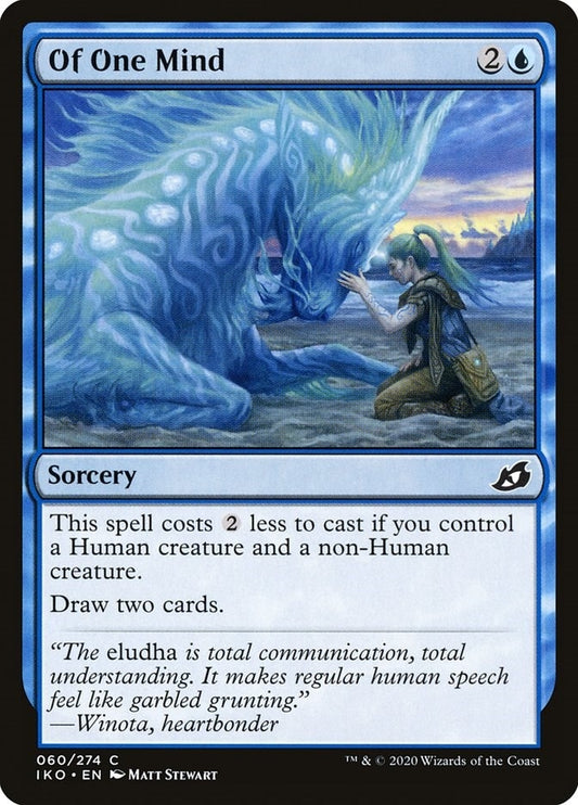 Image for Of One Mind (60) (Ikoria: Lair of Behemoths) - Magic: The Gathering