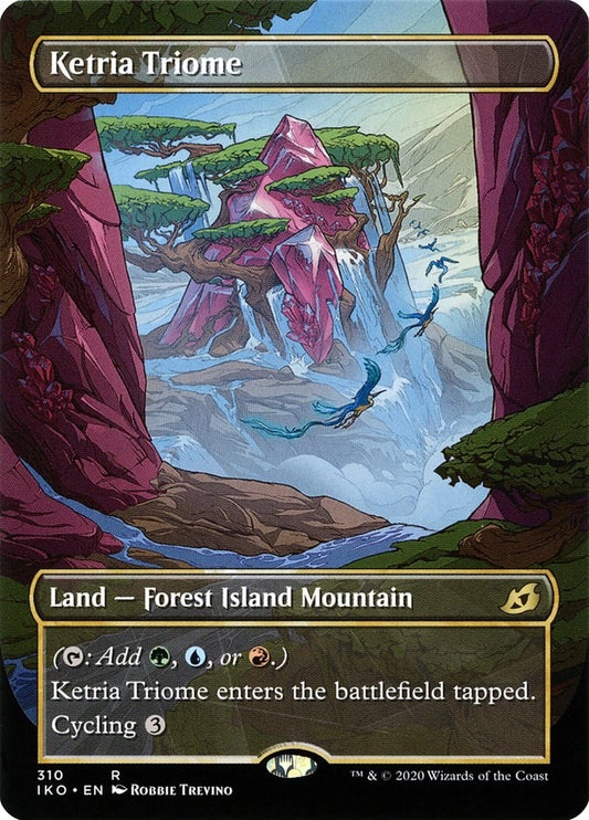 Image for Ketria Triome (Showcase) (310) (Ikoria: Lair of Behemoths) - Magic: The Gathering