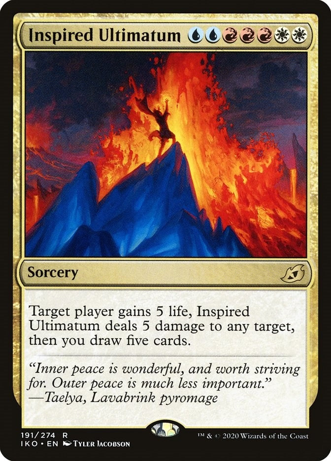 Image for Inspired Ultimatum (191) (Ikoria: Lair of Behemoths) - Magic: The Gathering