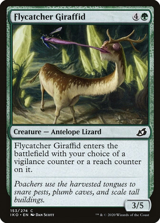 Image for Flycatcher Giraffid (153) (Ikoria: Lair of Behemoths) - Magic: The Gathering