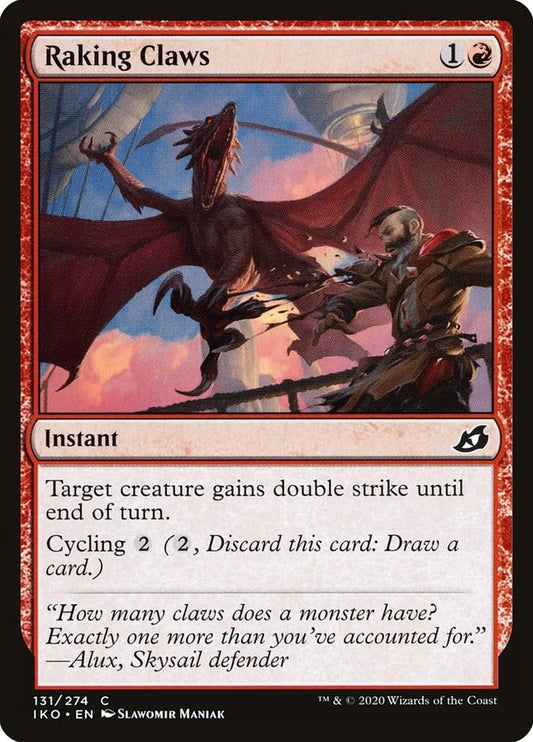 Image for Raking Claws (131) (Ikoria: Lair of Behemoths) - Magic: The Gathering