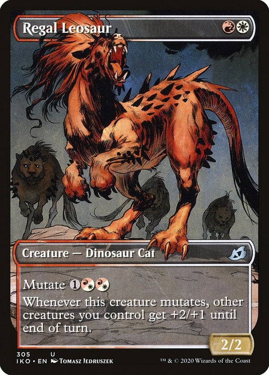 Image for Regal Leosaur (Showcase) (305) (Ikoria: Lair of Behemoths) - Magic: The Gathering