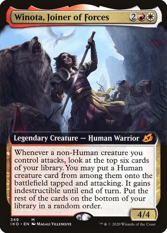 Image for Winota, Joiner of Forces (Extended Art) (349) (Ikoria: Lair of Behemoths) - Magic: The Gathering