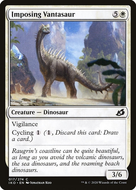 Image for Imposing Vantasaur (17) (Ikoria: Lair of Behemoths) - Magic: The Gathering