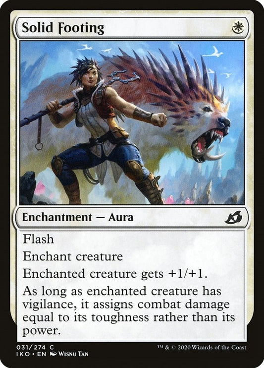 Image for Solid Footing (31) (Ikoria: Lair of Behemoths) - Magic: The Gathering