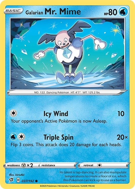 Image for Galarian Mr. Mime (037/192) (SWSH02: Rebel Clash) - Pokemon