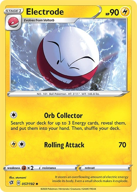 Image for Electrode (057/192) (SWSH02: Rebel Clash) - Pokemon