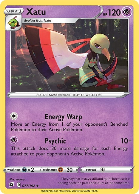 Image for Xatu (077/192) (SWSH02: Rebel Clash) - Pokemon
