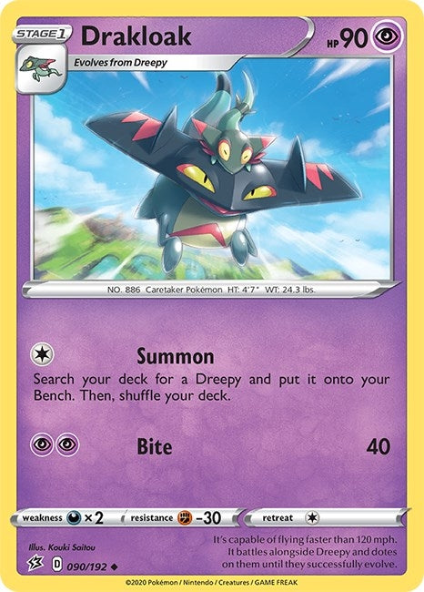 Image for Drakloak (090/192) (SWSH02: Rebel Clash) - Pokemon