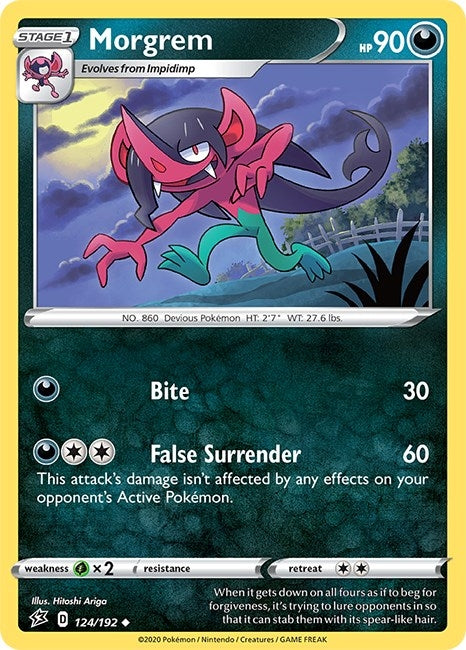 Image for Morgrem (124/192) (SWSH02: Rebel Clash) - Pokemon