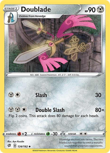 Image for Doublade (134/192) (SWSH02: Rebel Clash) - Pokemon