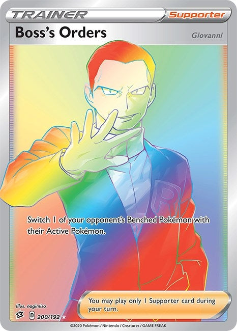 Image for Boss's Orders (Secret) (200/192) (SWSH02: Rebel Clash) - Pokemon
